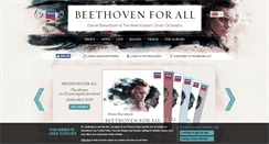 Desktop Screenshot of beethoven-for-all.com
